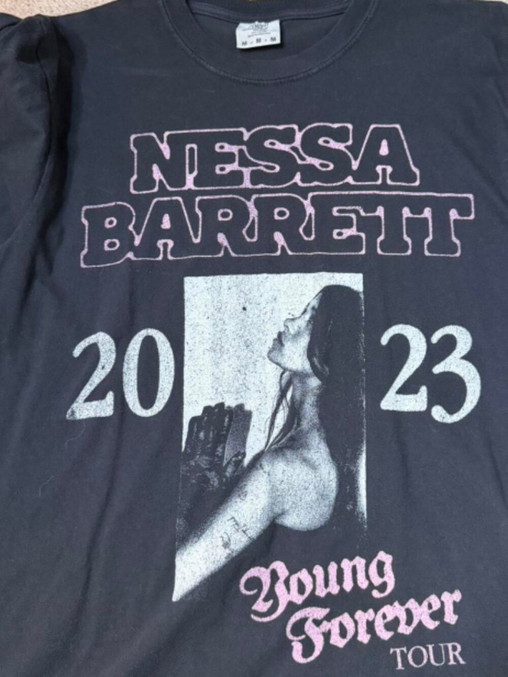 Nessa Barrett 2023 "Young Forever Tour" Tour Commemorative Short Sleeve T-shirt